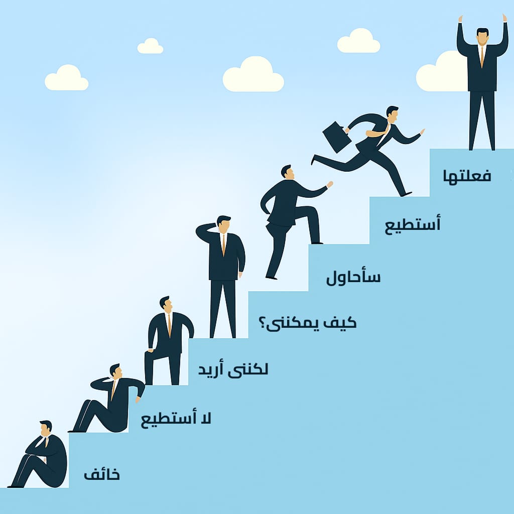 لا تعلن الخطوات .. أعلن الوصول !